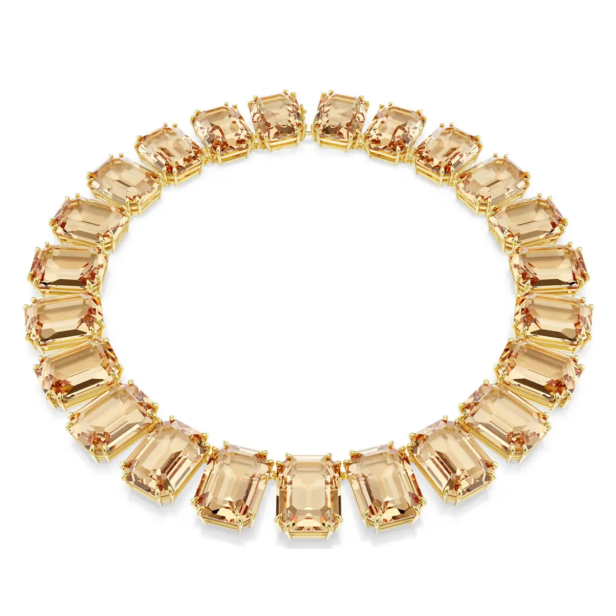 Original 2025 New Trend Anniversary Jewelry Set Charm Luxury Gold Purple Water Drop Crystal Fashion Women NecklaRce ing Earrings