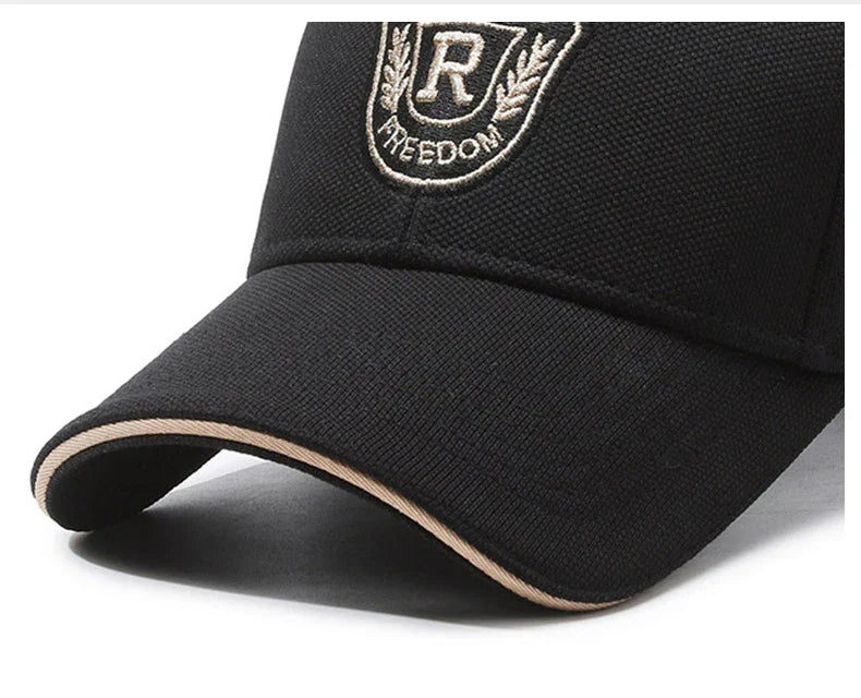 Spring And Autumn New Embroidery Baseball Cap Outdoor Sports Leisure Sunhat European And American Outdoor Peaked Hat Men
