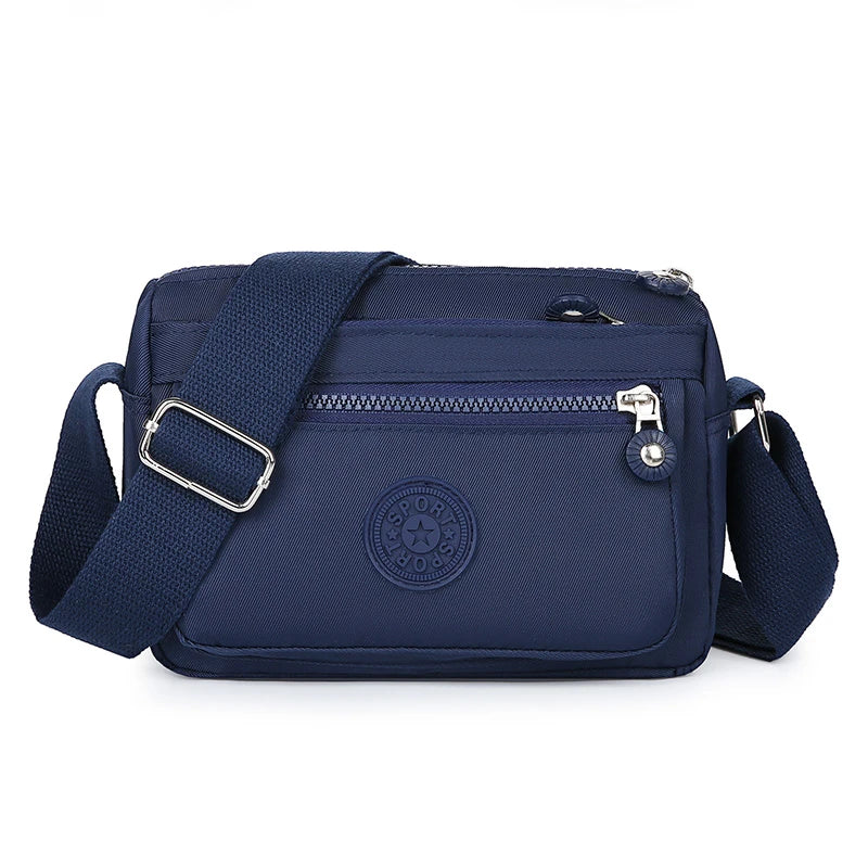 Shoulder Bag Lightweight Small Square Bag Anti Splash Casual Crossbody