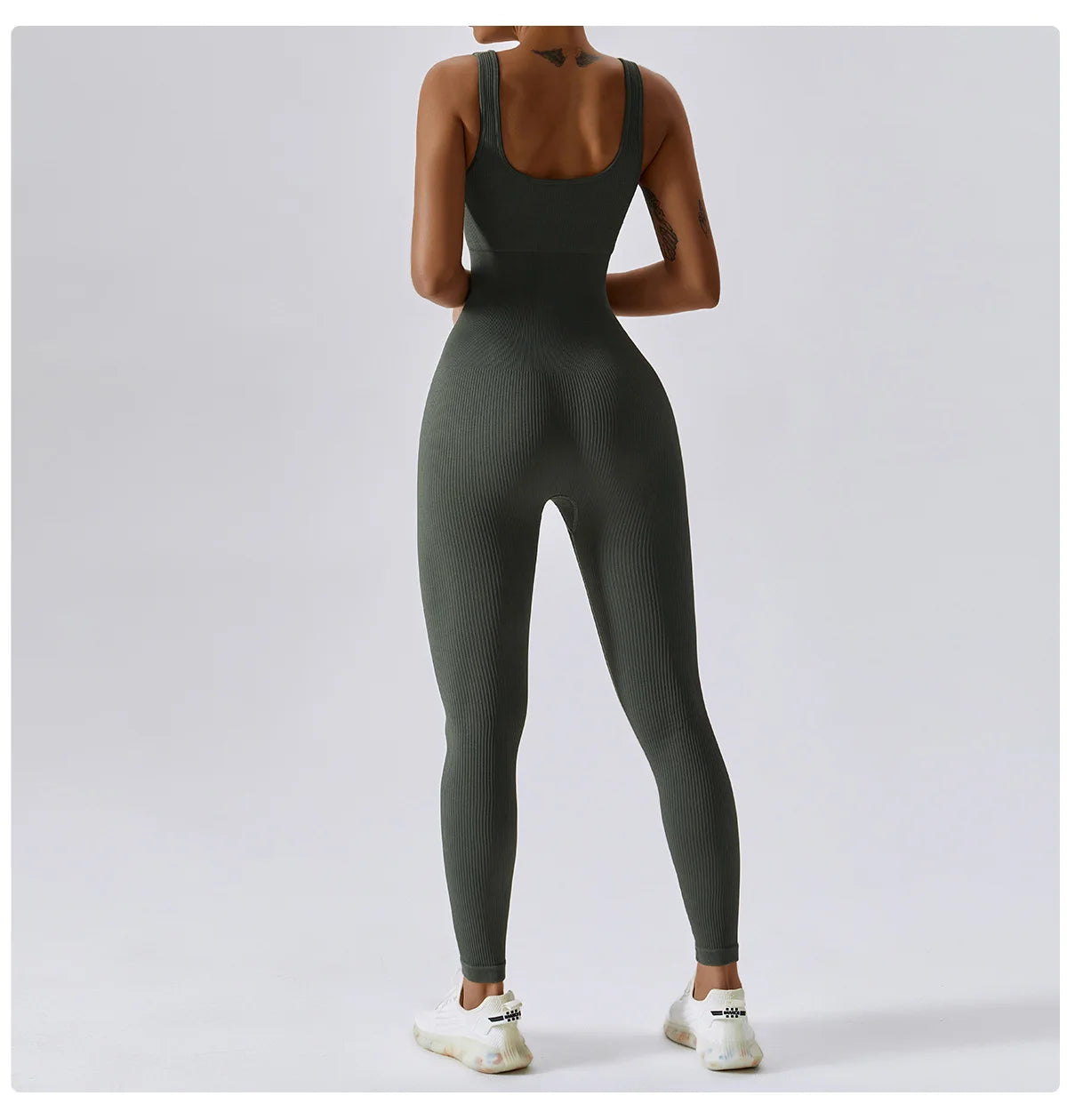 Women's Yoga One Piece Tracksuit Jumpsuit Seamless Sportswear Yoga Suit Gym