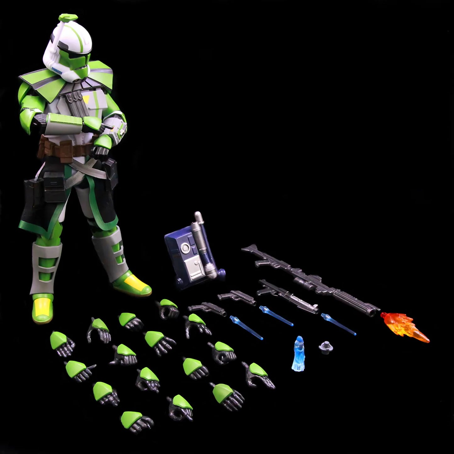 New Body(JOV3.0) - Star Wars 104th Trooper Wolf Pack Boost Sinker Comet Kamino ARC Trooper Grey Team 6" Action Figure Clone Toys