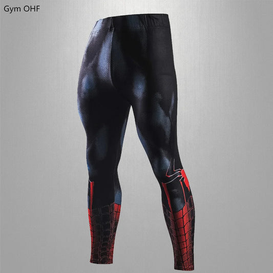 Rashguard Men Compression Tight Leggings Running Sports Male Fitness Jogging Pants