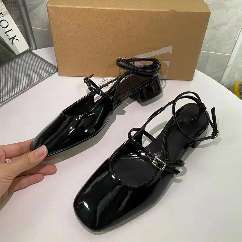 High Heels Mary Janes Shoes For Women Pumps Heels Fashion