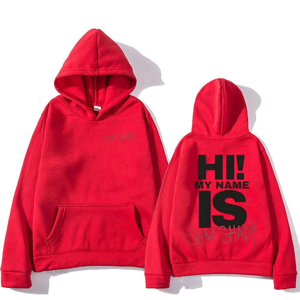 Eminem Slim Shady Hoodies Sudaderas Con Capucha Long Sleeve Men Women