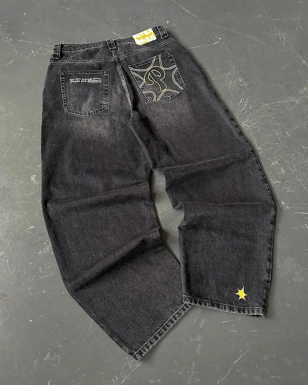 Y2K Jeans: Denim pant | Men Hip Hop Pants Street Wear