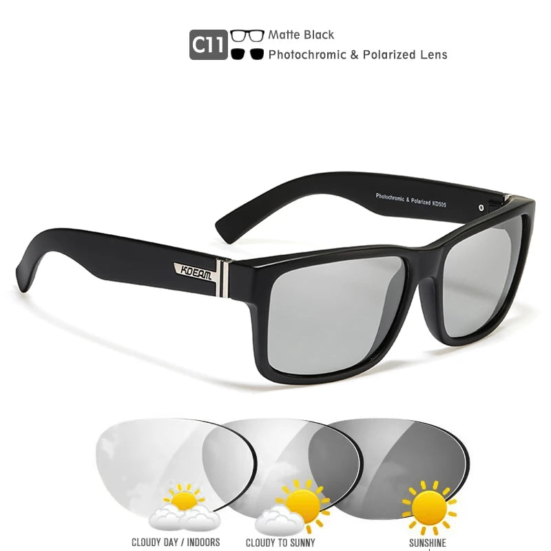 Sunglasses Men Flat Top Designer Polaroid Glasses Accessories Included