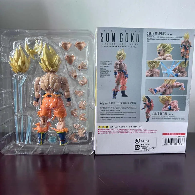 Dragon Ball Z Son Goku Figure SHF S.H.Figuarts Goku War Damage Super Saiya Anime Action Figures Model Toys Birthday Gift