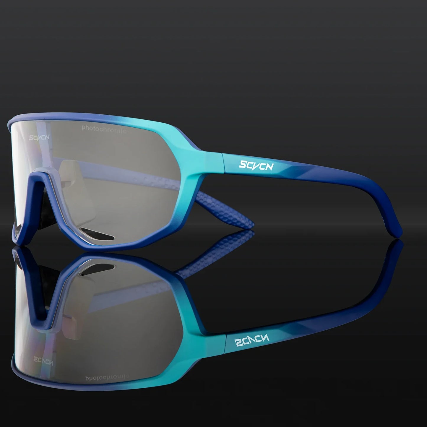 SCVCN Photochromic Cycling Sunglasses Cycling Glasses UV400 Bicycle Eyewear Sports MTB Outdoor Bike Goggles Sunglasses Eyepieces