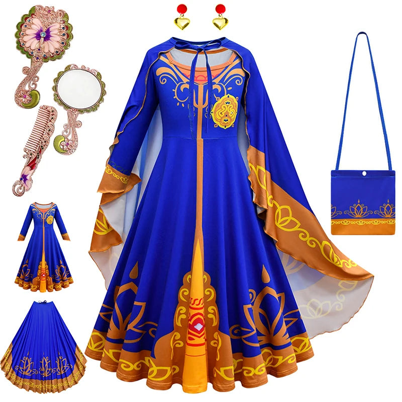 Dress for Girls Clothes Halloween Kids Cosplay Party Masquerade Costume