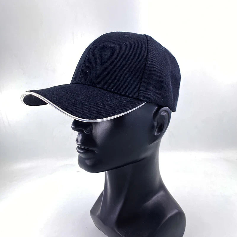 Hot LED Light Up Baseball Cap Neon Colorful Glowing Adjustable Sun Hats For Women Men Night Running Caps Travel Supplies