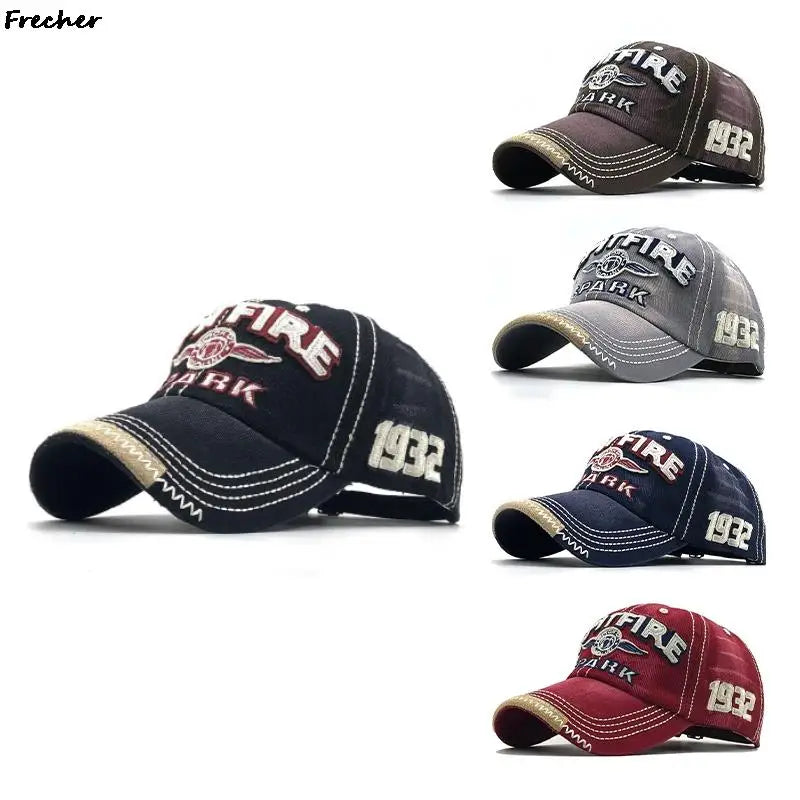 Men Rock Hip Hop Snapback Hat School Jeans Hat Letter Baseball Cap Dance