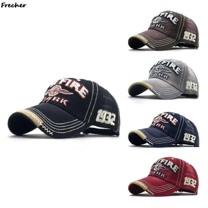 Men Rock Hip Hop Snapback Hat School Jeans Hat Letter Baseball Cap Dance