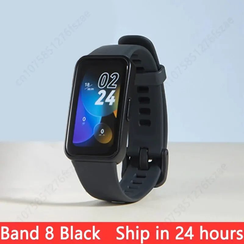 Original HUAWEI Band 8 Smart Band All-day Blood Oxygen 1.47'' AMOLED Screen Heart Rate Smartband 2 Weeks Battery Life