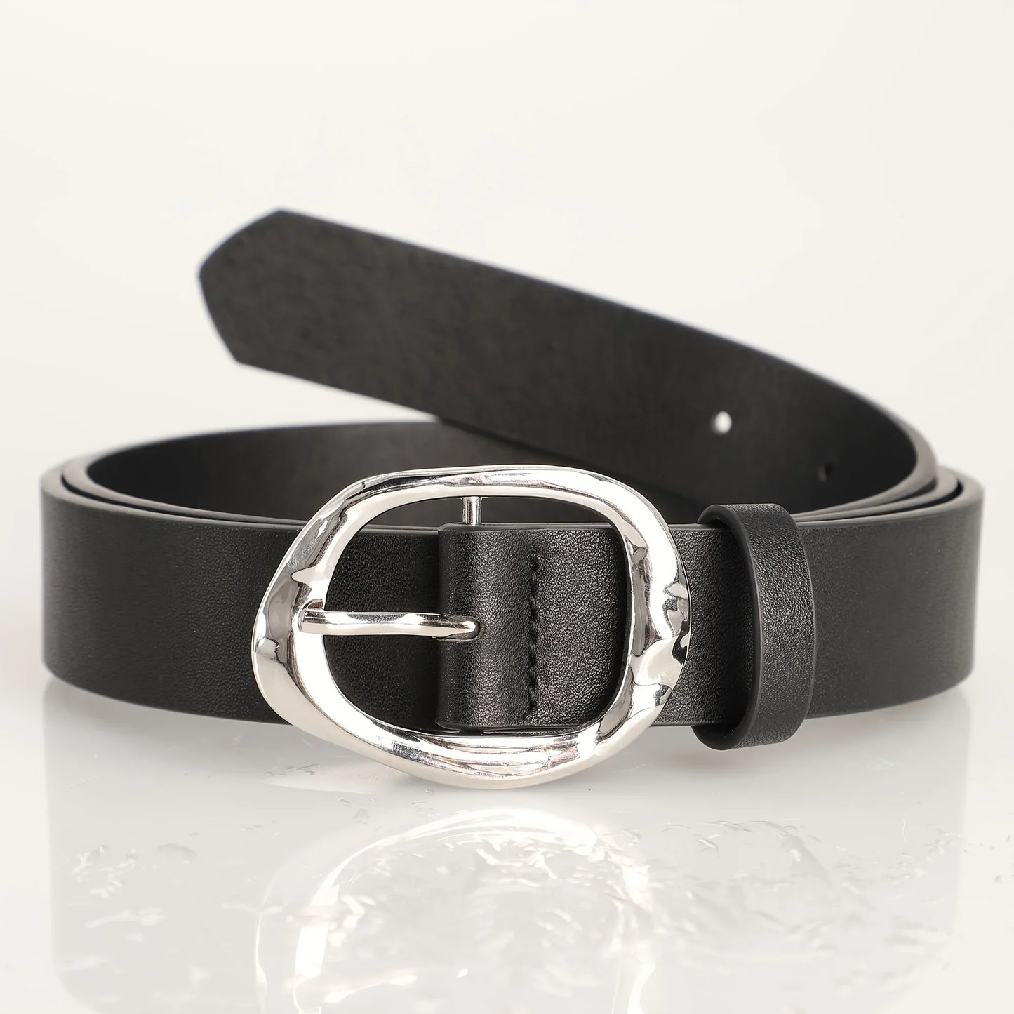 New Luxury Women's Belt Fashion Casual Classic Silvery Buckle Belts Plus Size - Pair with Jeans, Pants, Dress, For Ideal Gifts