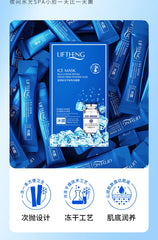 20 Piece Blue Copper Peptide Facial Mask Anti-Aging Moisturizing  Hydrating Freeze-dried Powder No-wash Sleep Mask Skin Care