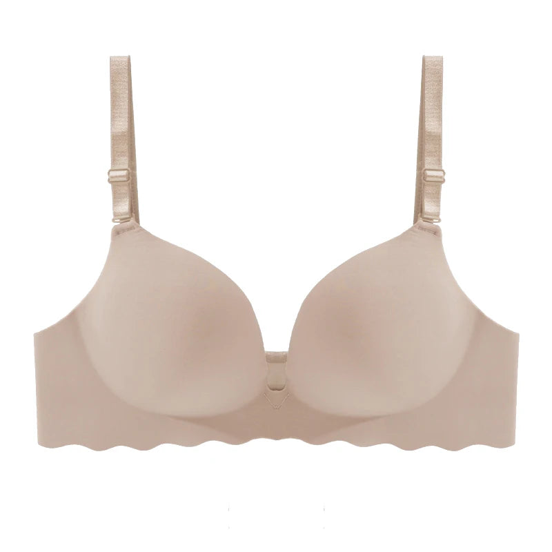 Bra Women Solid Push Up Lingerie Wire Free Bralette Female Intimates