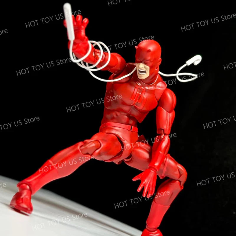 100% Original Ct Toys Daredevil Mafex 223 Comic Version Figure SHF Anime Action Figurine Statue Model Custom Gifts Kids Toys