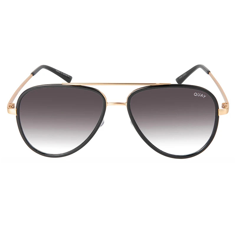 Sunglasses Women Mirror Quay Shades Brand Designer Gradient Pilot Sunglasses