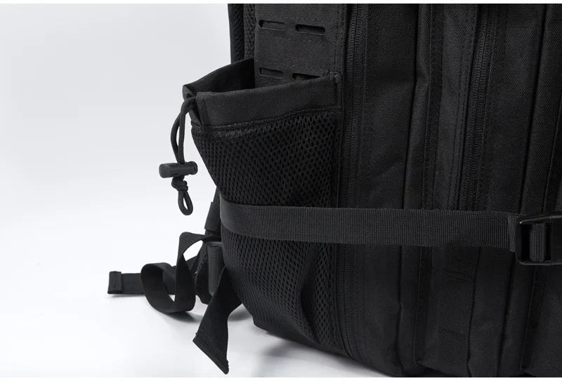 25L/45L Tactical Backpack for Men and Women Outdoor Survival Bug Out Bag Small School Rucksack Hking with Bottle Holder