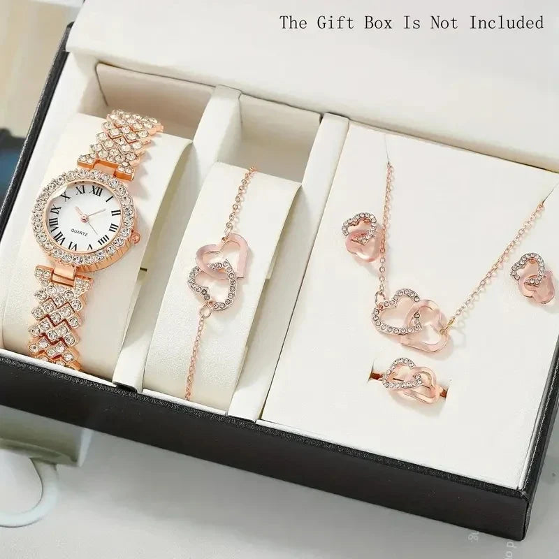 Watch For Women Watches 2023 Best Selling Products Luxury Watch Luxury Brand Reloj Mujer Watch Bracelet Set Diamond Steel Band