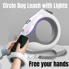 3M Automatic Retractable Dog Leash LED Luminous Leading Fashion Light Straps