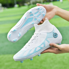 FG/TF Ankle Cleats Men Soccer Shoes Football Field Boots Children Anti Slip Sneakers