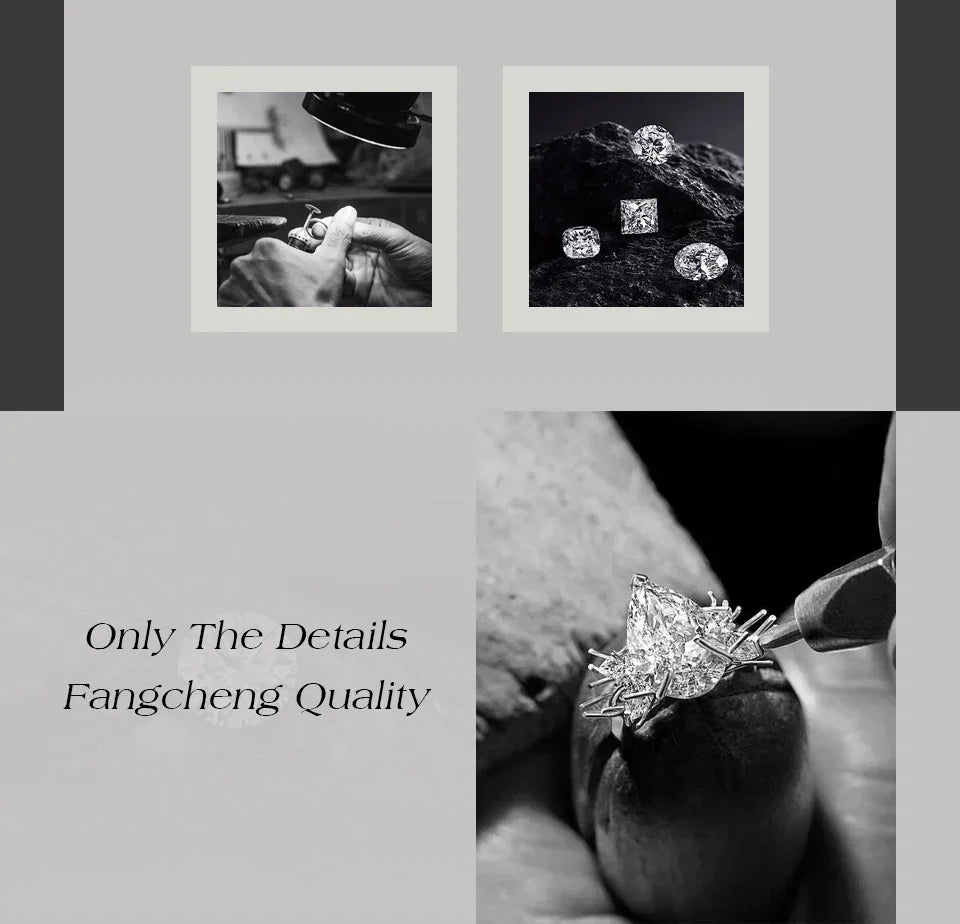 ATTAGEMS Full Moissanite Luxury Bracelet D VVS1 For Women Real S925 Sterling Silver Gold Plated Lucky Engagement Wedding Jewelry