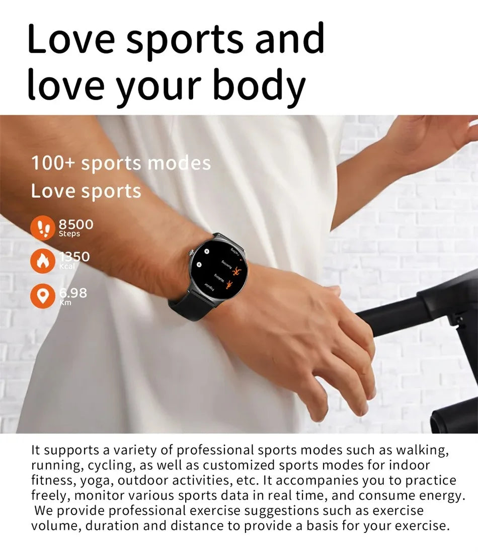 For Huawei New Ultra Slim AMOLED Smart Watch Women Screen Always Display Time Heart Rate BT Calling High-end Fashion Smartwatch