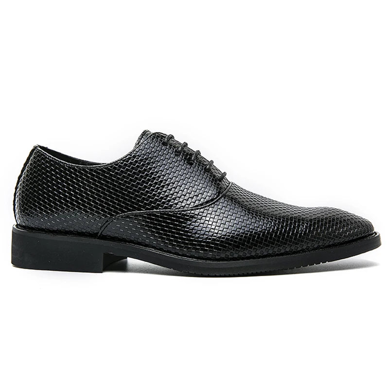 Business Men Dress Shoes Plus Size 38-48 Elegant Split Leather Shoes For Men Formal Social Shoe Male Oxfords