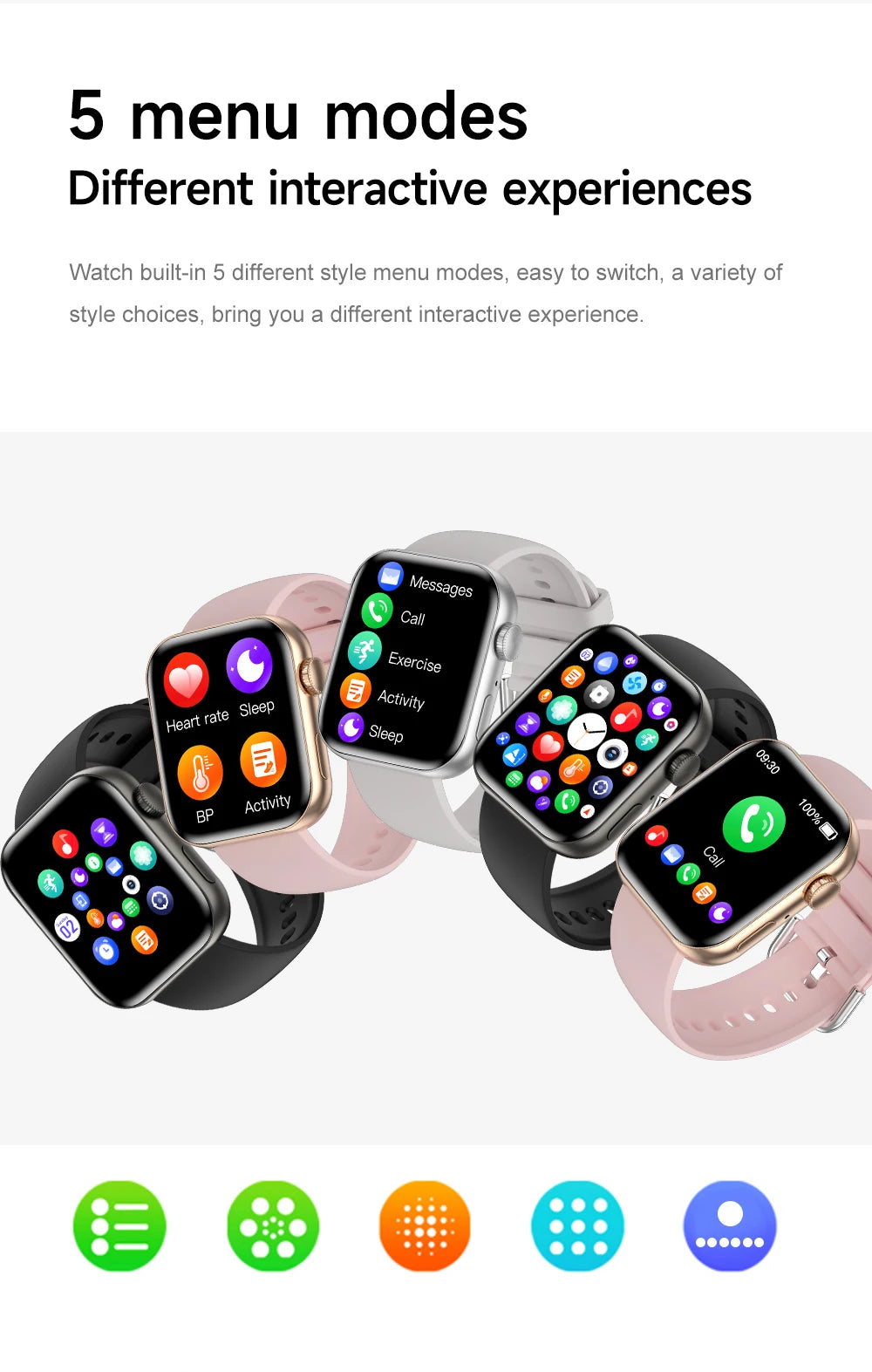 New Series 11 Watch Original Men Women Bracelet AMOLED Display Heart Rate Bluetooth Call GPS Track Waterproof Sports Smartwatch