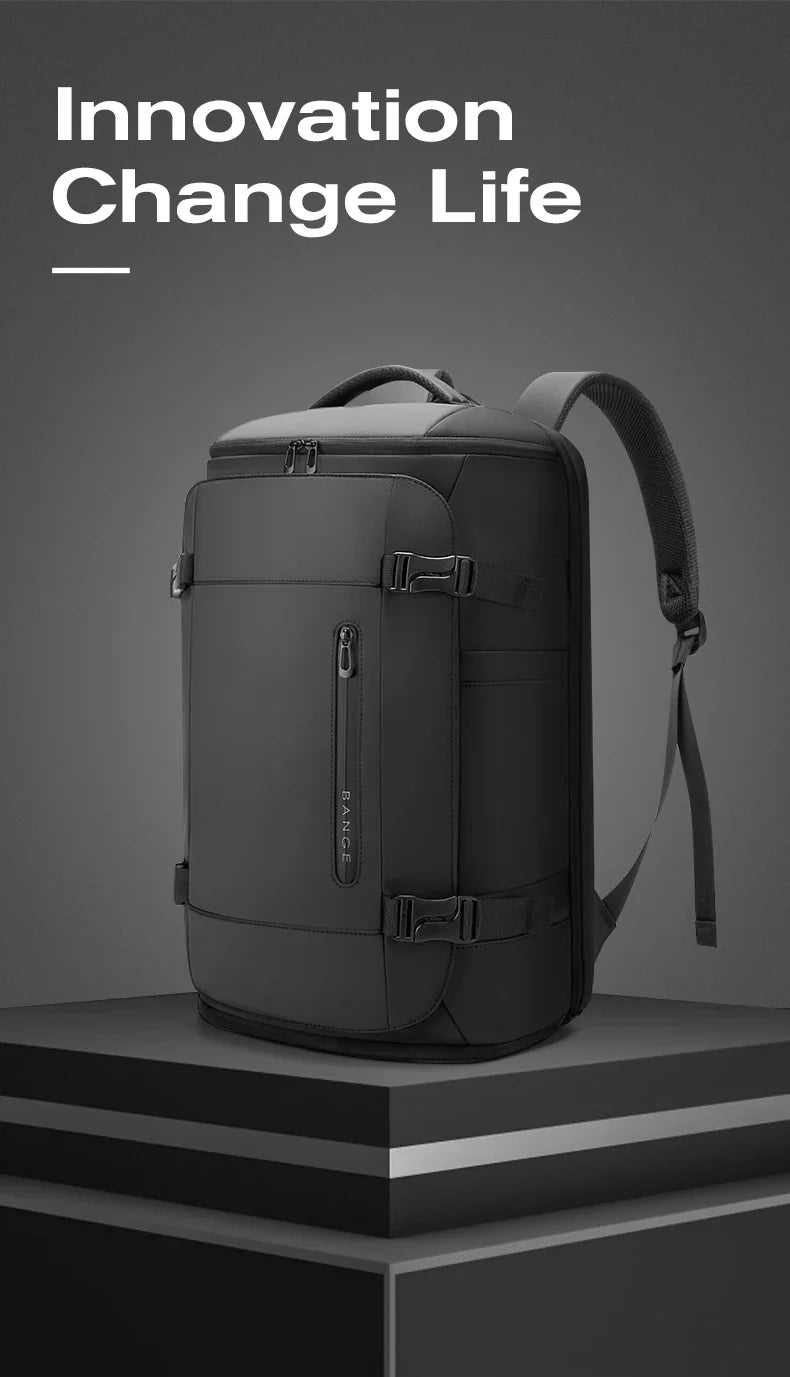 BANGE Carry On Backpack Cabin Bag Travel Backpack for Men Shoes Handle Luggage Leisure Laptop Backpack mochila para viaje cabina