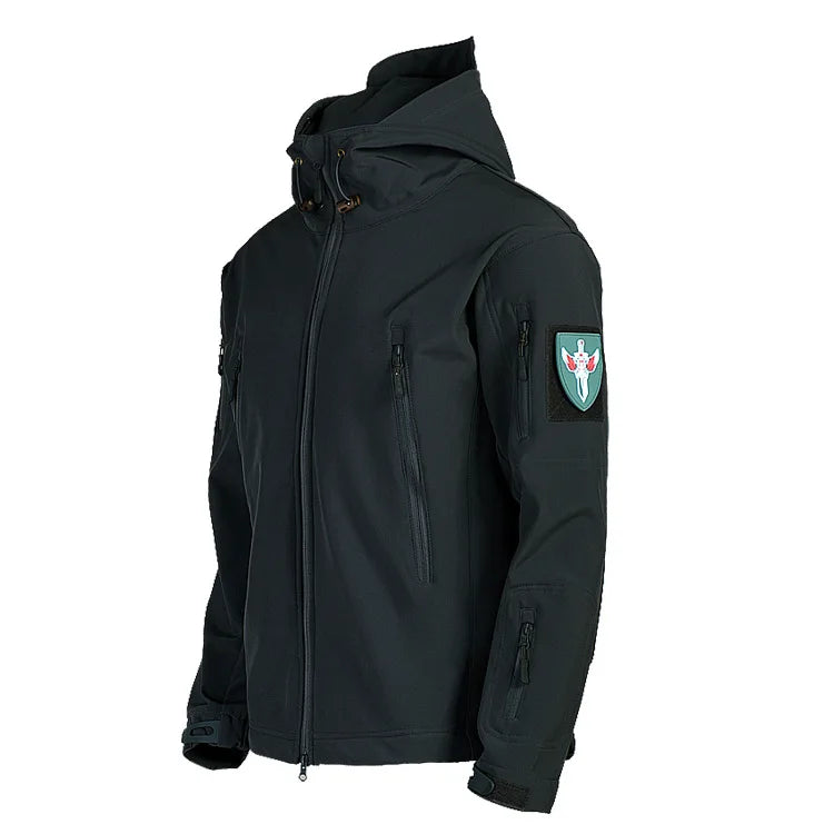 Winter Fleece Jackets Thermal Softshell Outdoor Fishing Hiking Hunting Camping Cargo Coats Waterproof Windproof Men Tops Durable