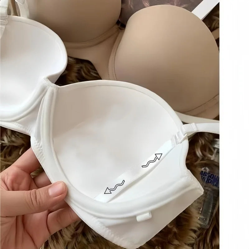 Seamless Bras For Women 1/2 Cup Underwear Push Up Bra Padded Bralette