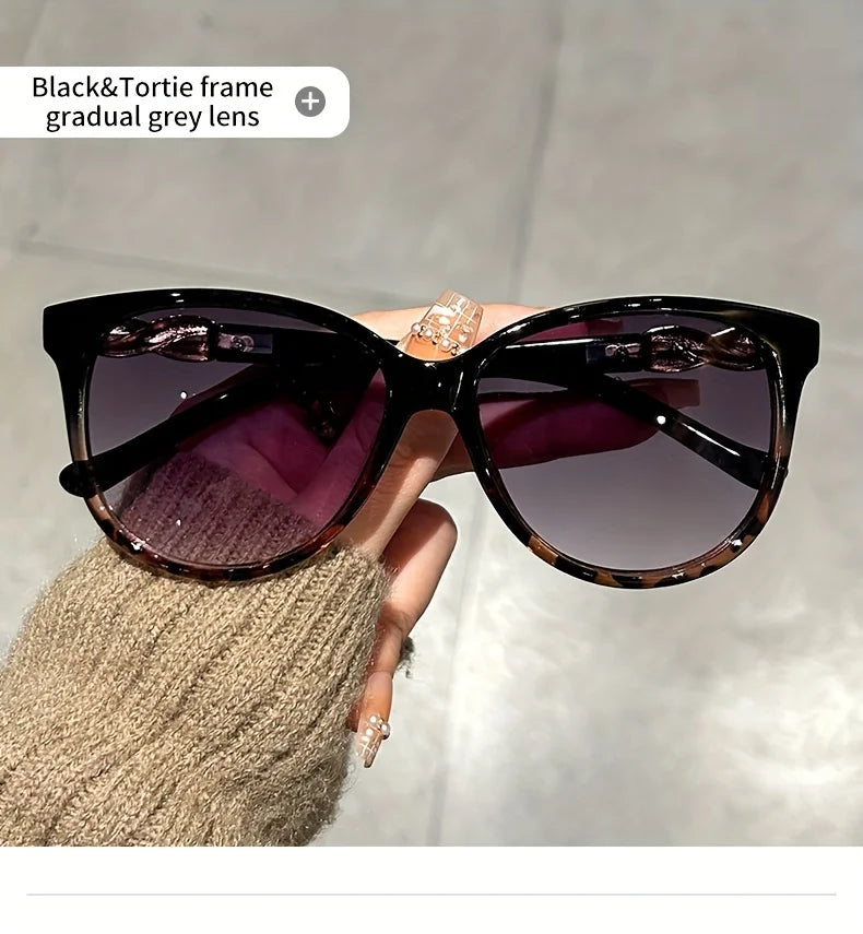Women's Cat Eye Sunglasses Retro Butterfly Sunglasses Women's Fashion Mountaineering Sunglasses