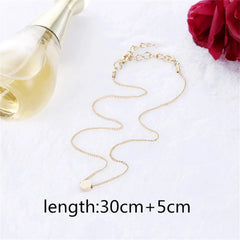 Fashion Gold Color Cute Love Heart Triangle Round Design Pendant Necklace For Women