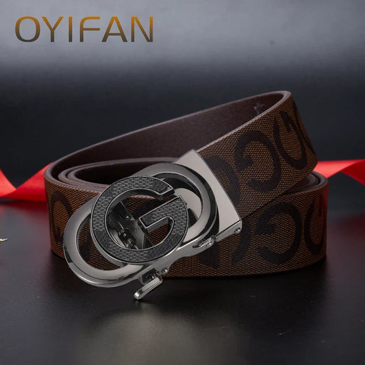 High Quality Designers Business Mens belt Luxury Brand Famous Male brand Belts Buckle Genuine Leather Belt for men jean
