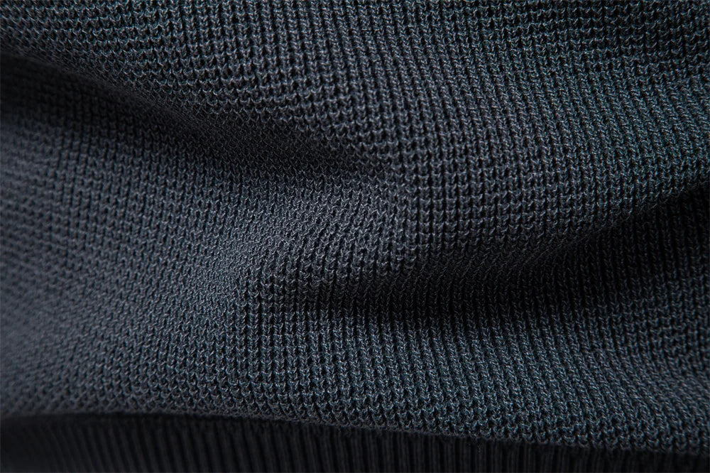 AIOPESON Raglan Sleeve Polo Shirt Men Henley Collar Solid Color Long Sleeve Heavyweight Cotton Business Casual Autumn Winter