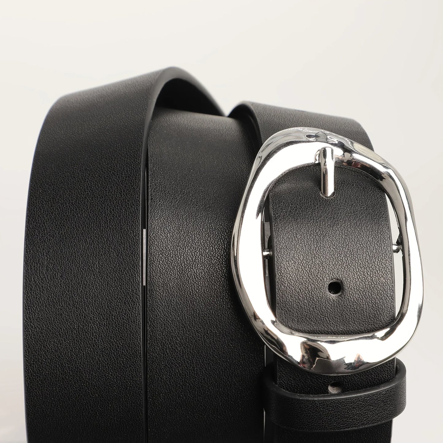 New Luxury Women's Belt Fashion Casual Classic Silvery Buckle Belts Plus Size - Pair with Jeans, Pants, Dress, For Ideal Gifts