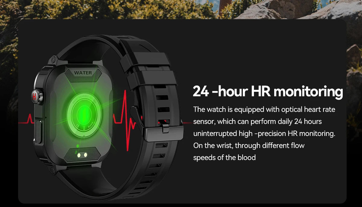 Original Smart Watch Men GPS Tracker Wireless Call Fitness Hours Waterproof Sport Smartwatch for Women Android IOS Phones 2025