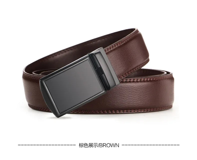 Plus Large Size 170 160 150 140 130cm Men Belt Automatic Belts Leisure Fashion Ratchet Belts for Men Jeans Pants Waist Waistband