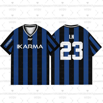 Adult Women's Men's Boys' Casual Sporty KARMA Ceremony 3D Print Graphic T-Shirt Girl Tee Outdoor Sports T-shirt