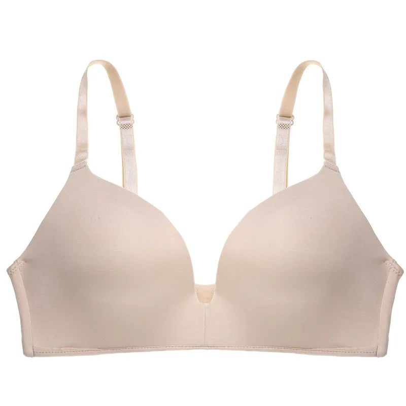 Bras for Women No Wire Push Up Bralette Adjustable Straps Soft Underwear Female