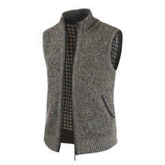 Men's Coat Fashion Warm OuterWear Vest Casual Sleeveless Jacket