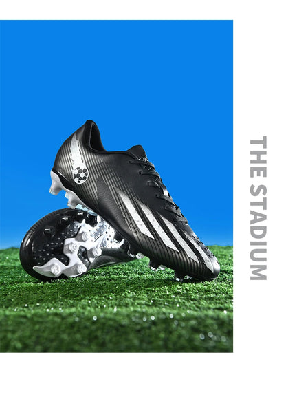 Soccer Shoes Sport Outdoor Men Breathable Cleats FG Football Boots