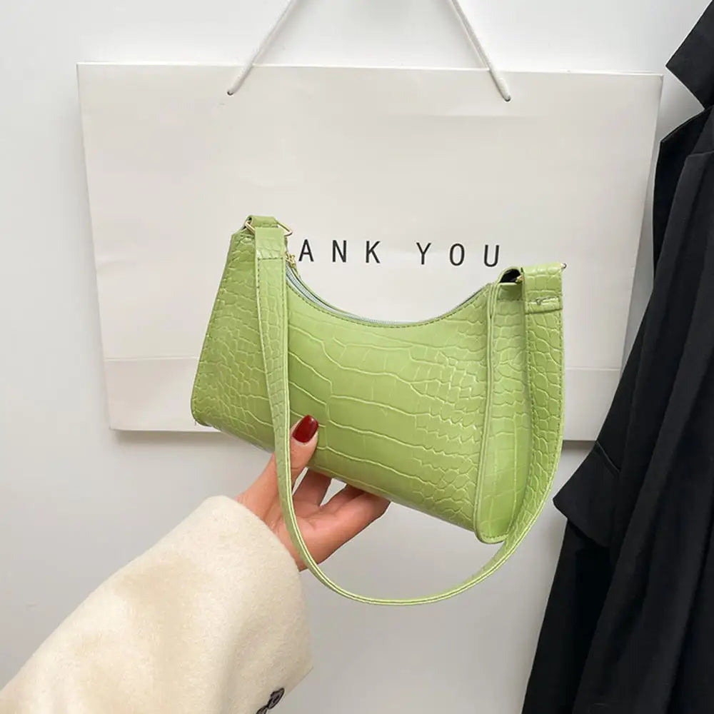 Black Trendy Women Shoulder Bag Fashion Pu Handbags Crossbody Bags Small