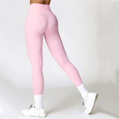 Nylon Gym Workout Yoga Pants Women Leggings For Fitness High Waist Long Pants