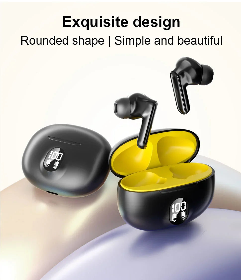 Bluetooth Earphones Wireless Headphone ENC-Calling Noise Cancelling Headset HiFi Stereo Handsfree Earphone HS510 Pro For Xiaomi