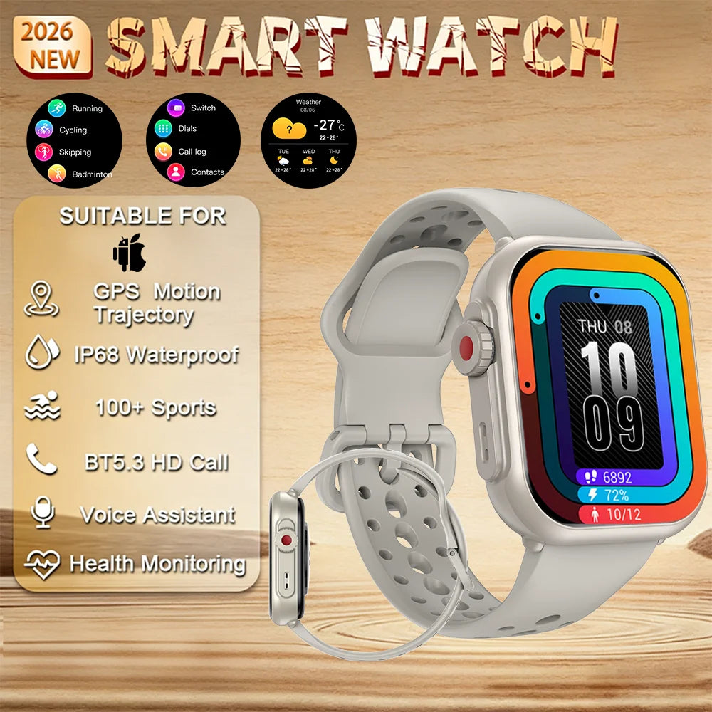 Viiray Smart Watch with 1000mAh Battery & 100-Day Long Battery Life, 110+ Sports Modes, Heart Rate & Sleep Monitor for Men Women