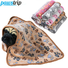 Warm Soft Pet Dog Blanket Mat Plush Thin Pet Sleeping Blanket for Dogs Cats Warm