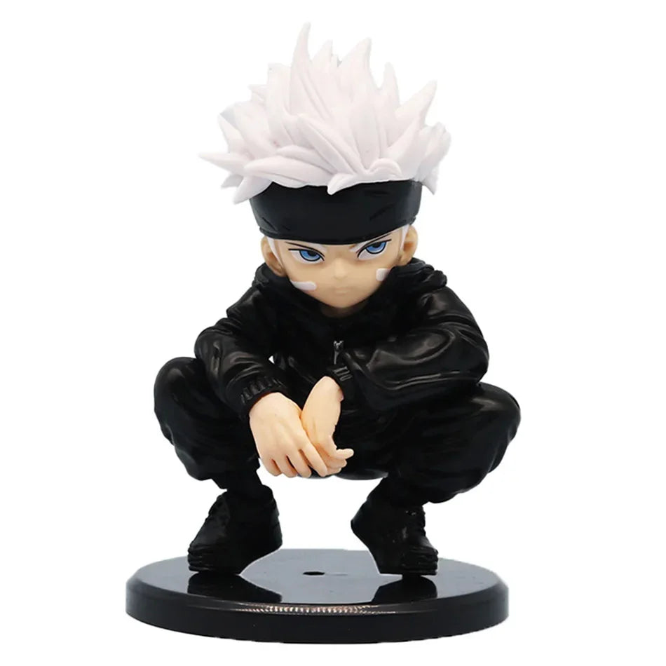 Jujutsu Kaisen Figure Itadori Yuji Gojo Satori Fushiguro Megumi Kugisaki Kawaii Toy Car Decoration PVC Model Gift
